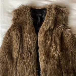 The Limited Faux Fur Vest